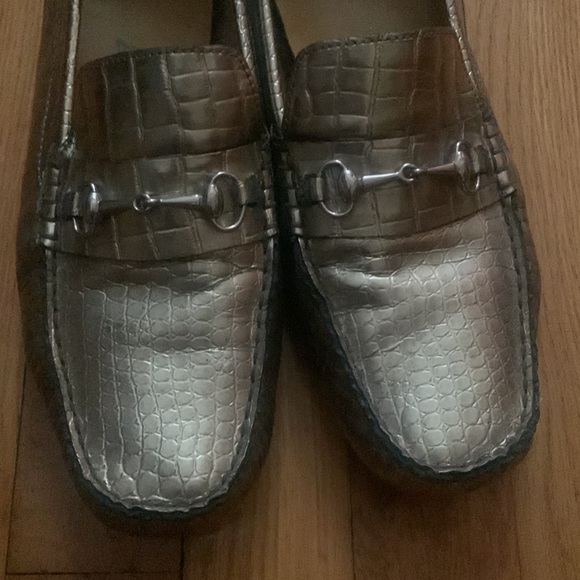 Gold Cole Haan Men’s Driving Loafers - Picture 2 of 5